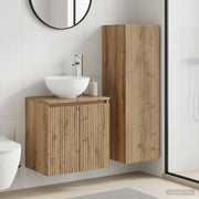 Set di mobili per il bagno 2 pz Rovere Artigianale 3406122
