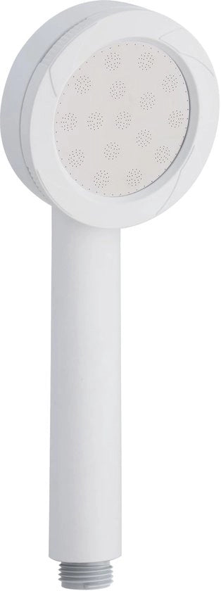 Douchi a getto a risparmio d'acqua, 226x85mm, piatto di spruzzo in acciaio inossidabile con 466 fori (matte bianco)