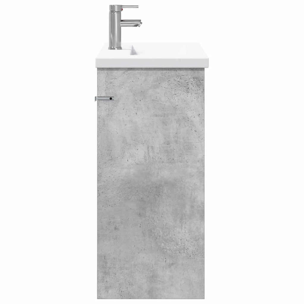 Set di mobili per il bagno Grigio Cemento 81 x 40 x 84,5 cm 3404269