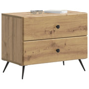 Comodino | Armadio da Notte | Mobiletto da notte Rovere Artigianale 62 x 34,5 x 47,5 cm
