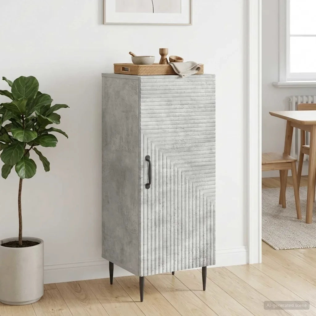 Credenza Grigio Cemento 33 x 34,5 x 89,5 cm 894828