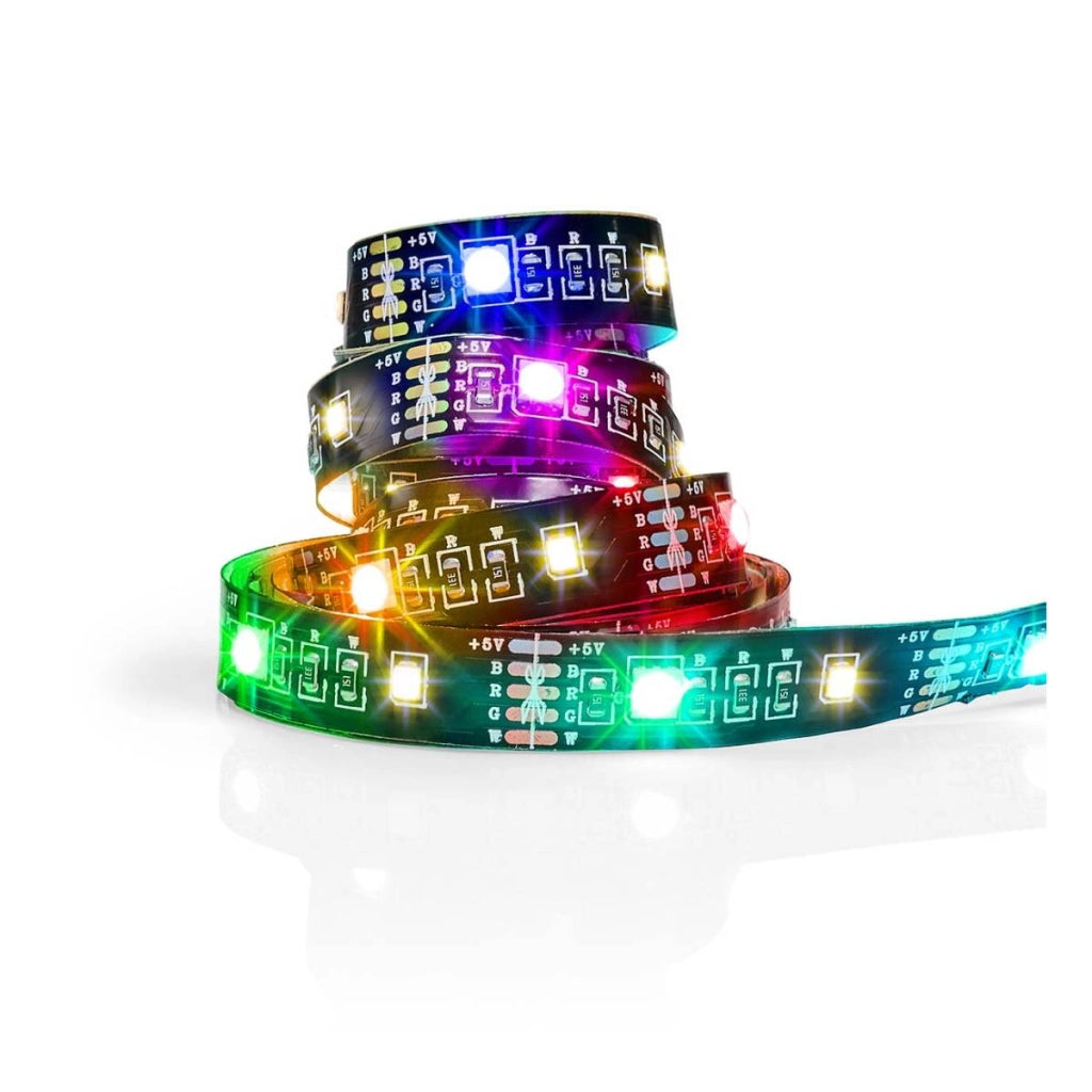 SmartLife Luce a nastro LED connessa RGB / Bianco caldo 2 m Nero Nedis