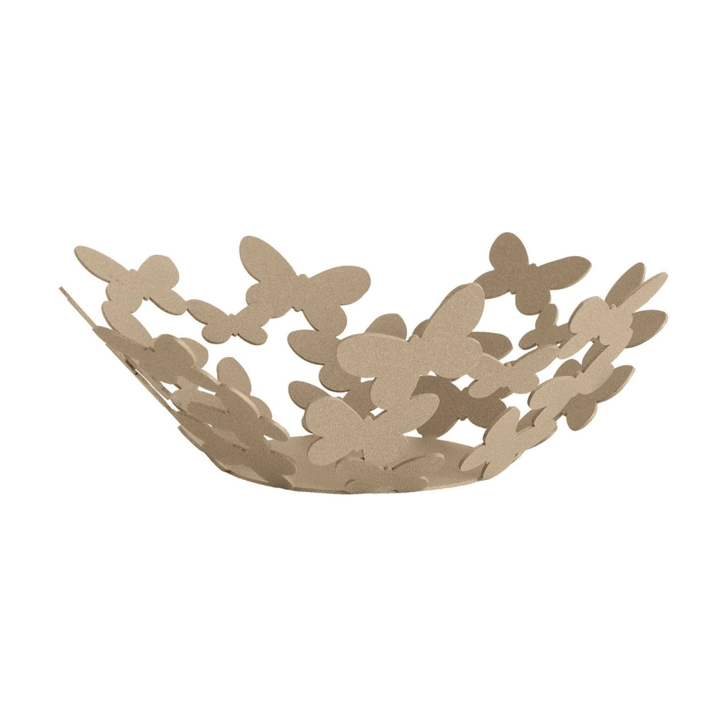 Centro tavola moderno piccolo con farfalle Butterfly Beige