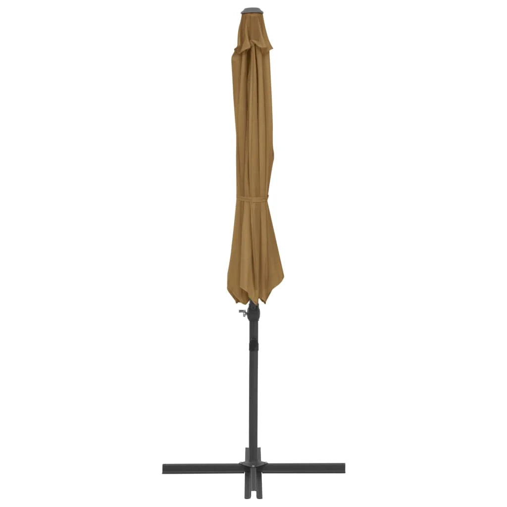 Ombrellone con base portatile 3 x 3 m tortora 02_0008054