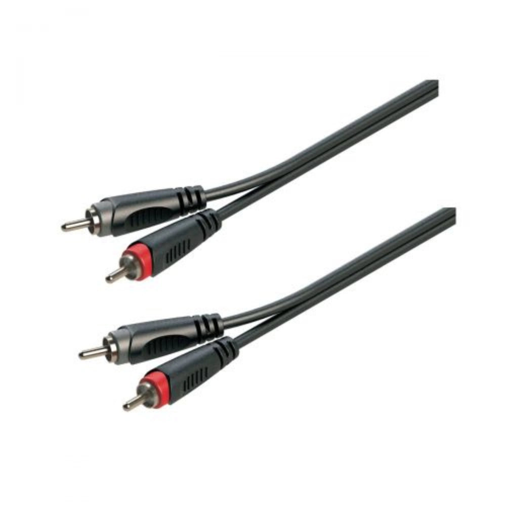 Soundsation rrrr-15bk cavi adattatori 2 rca maschio - 2 rca maschio 1.5 metri