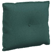 Cuscino per Schiena | Cuscino dorsale Verde Scuro 60 x 19 x 50 cm Tessuto