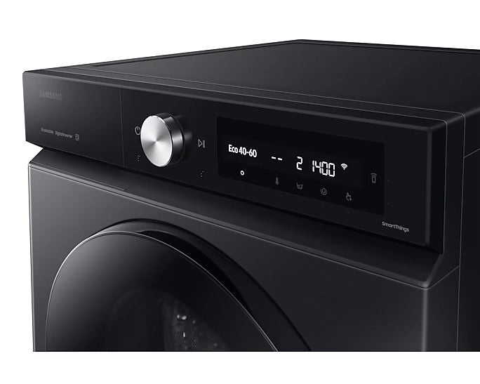 Samsung BeSPOKE AI WW11DB7B94GBU3 Lavatrice a carica frontale 11 Kg Classe A Ecodosatore AI Lavaggio e Control Profondita' 60 nero