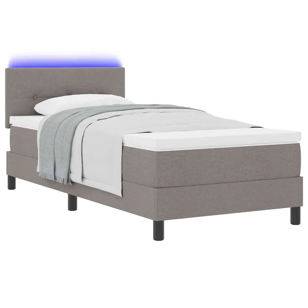 Letto a molle con materasso con led Talpa 100 x 200 cm Tessuto 3342188
