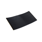 Antiscivolo antivibrazione in gomma 100x200 mm. spessore 2,5 mm. nero