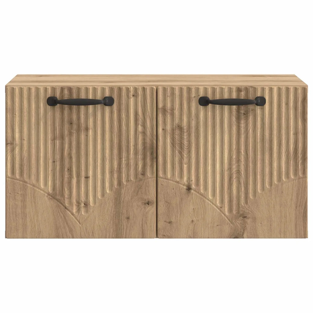 Mobile Porta TV da Muro Rovere Artigianale 59,5 x 31 x 30 cm