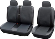 Hoezen per auto per trasporto - Polyester - Pelle sintetica - Facili da pulire - Sostenibili - Adattabili a tutte le auto - Spessore 3-8 mm - 100% lavabili a 30° - 69 cm x 62 cm x 73,5 cm
