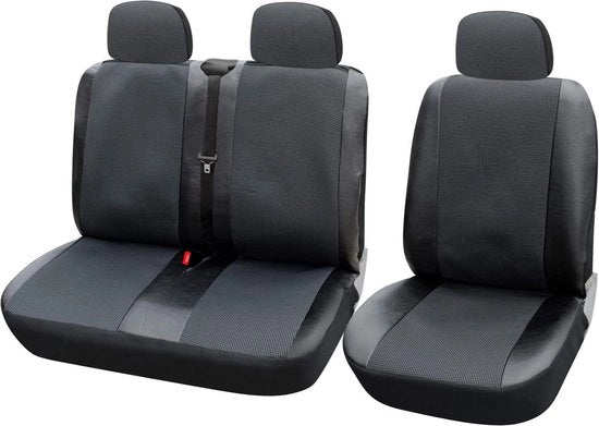 Hoezen per auto per trasporto - Polyester - Pelle sintetica - Facili da pulire - Sostenibili - Adattabili a tutte le auto - Spessore 3-8 mm - 100% lavabili a 30° - 69 cm x 62 cm x 73,5 cm