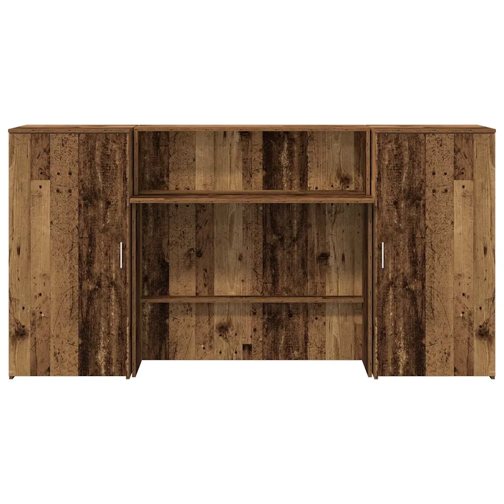 Banco Reception Legno Vecchio 200x50x103,5 cm Legno Multistrato 3324221