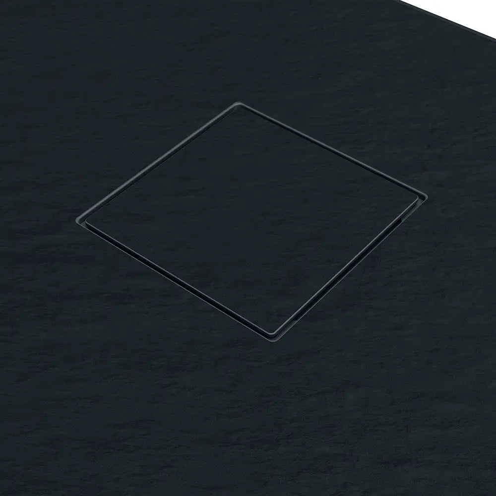 Piatto doccia 70x170 cm colore nero effetto pietra | Samos