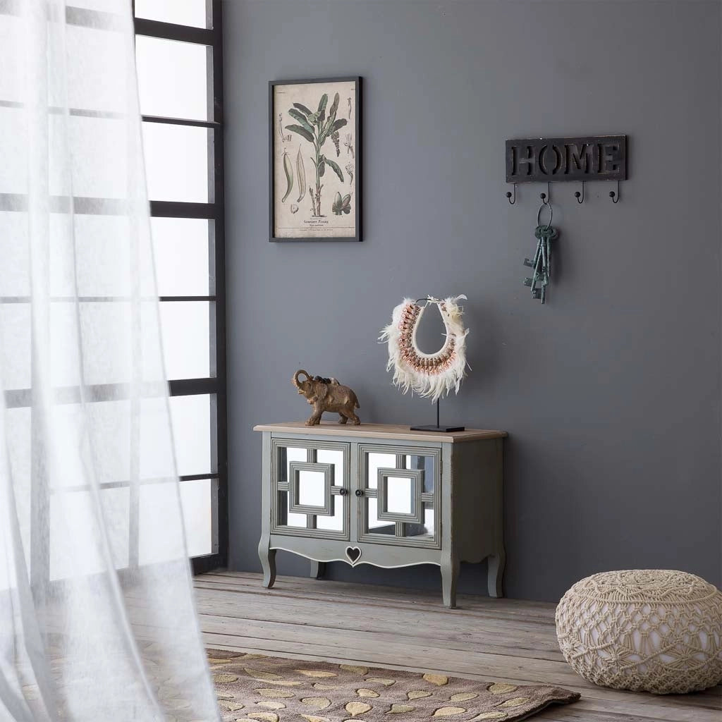 Mobile da ingresso in legno grigio 83x36x56,5h