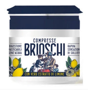 BRIOSCHI COMPRESSE DIGESTIVO MASTICABILE SENZA ACQUA RAPIDA SENSAZIONE DI SOLLIEVO GUSTO LIMONE 30 G