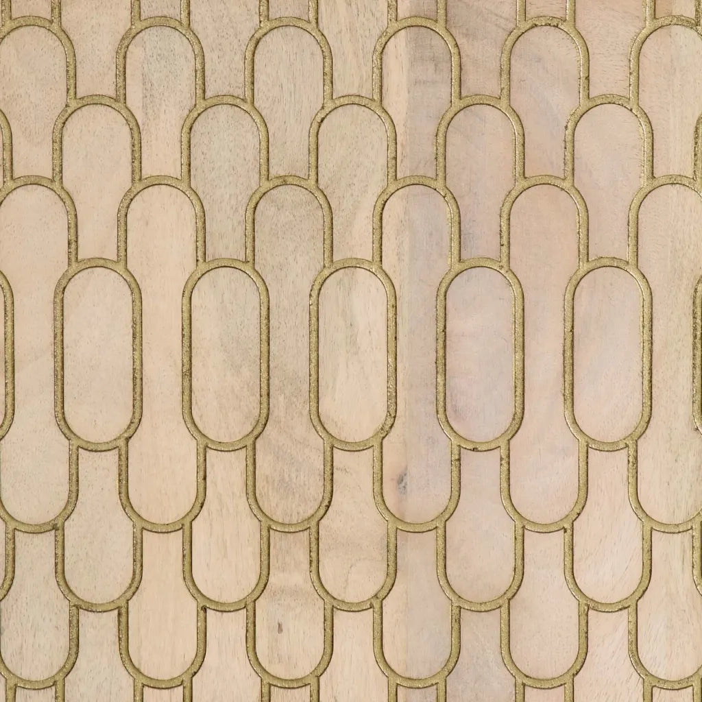 Credenza 60x33x75 cm in Legno Massello di Mango 358250