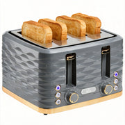 Tostapane 4 Fette ¨C Xylo ¨C 7 Livelli Tostatura Grigio