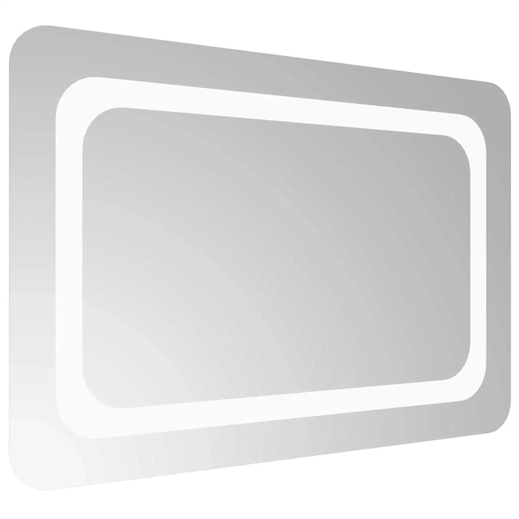 Specchio da bagno LED Trasparente 60 x 40 cm vetro temperato 42045832