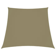Vela ombreggiante/ombrellone tessuto Oxford trapezoidale 2/4 x 3 m beige 02_0009747