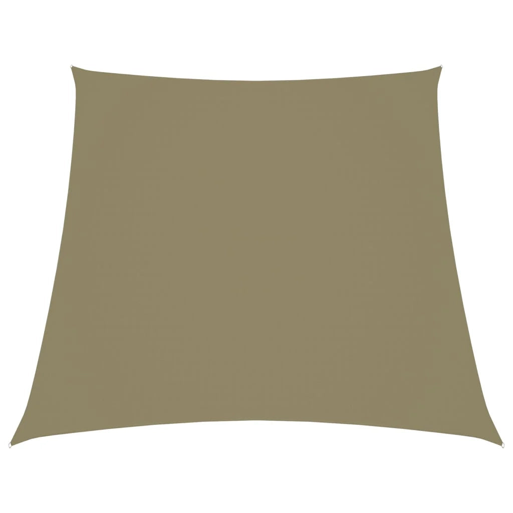 Vela ombreggiante/ombrellone tessuto Oxford trapezoidale 2/4 x 3 m beige 02_0009747