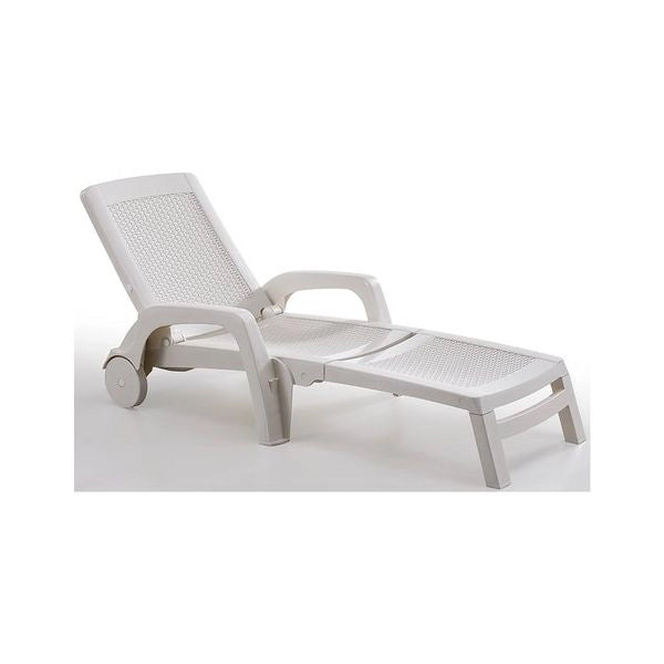 Lettino prendisole bica 178 miami bianco