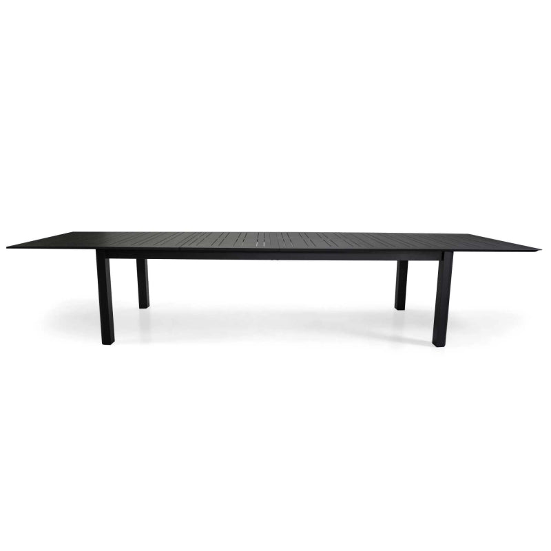 Tavolo alluminio allungabile Salomon antracite cm 266/331/396x110h75
