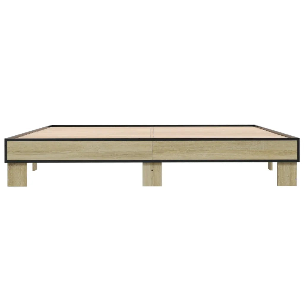 Giroletto Rovere Sonoma 160x200 cm in Legno Multistrato Metallo