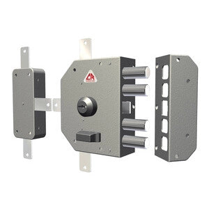 C.R. 3350 SERRATURA A POMPA C/CHIAVE DX S/ASTE- DOM-CR- 1,0 pz