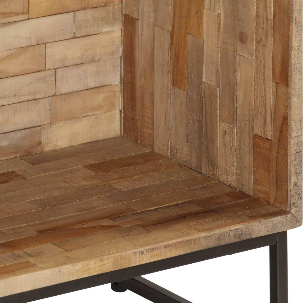 Credenza in Legno di Teak di Recupero 60x30x75 cm 246080