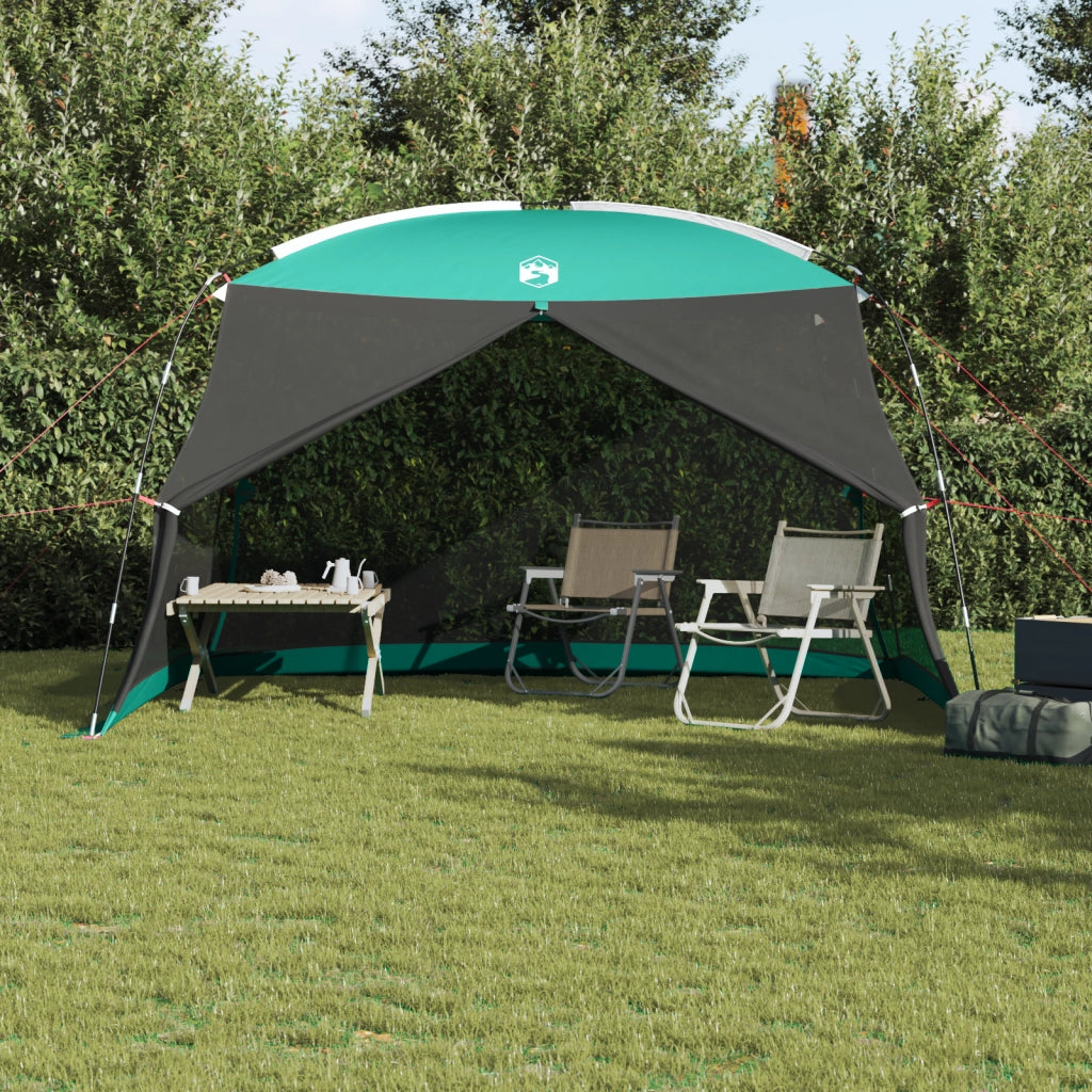 Zanzariera da Campeggio con Porta Verde per 4 Persone Impermeabile
