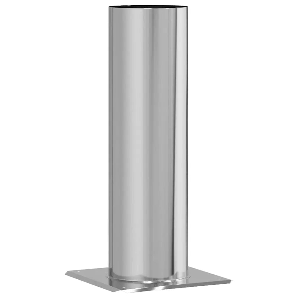 Estensione della Testa del Camino Argento 26 x 26 x 50 cm CFW3120567
