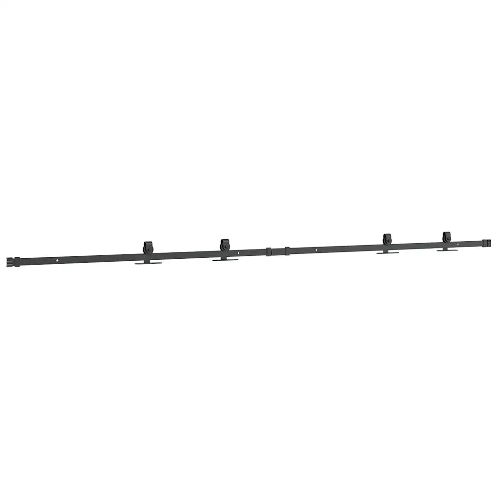 vidaXL Kit Anta Scorrevole Armadio in Acciaio al Carbonio 113 cm