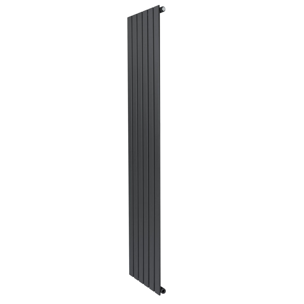 Radiatore Verticale Design Piatto Colonna Singola Antracite 1800x420 mm