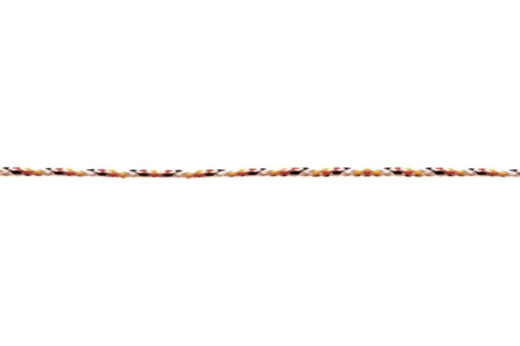 Corda Cordino In Plp Nero Rpsso Giallo Diametro 3 Mm Metri 10 - Masidef