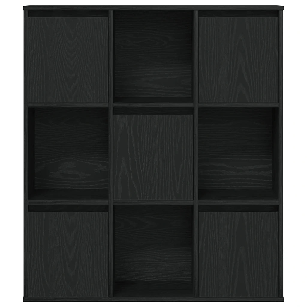 Libreria Rovere Nero 89x24x101,5 cm in Legno Multistrato 860401