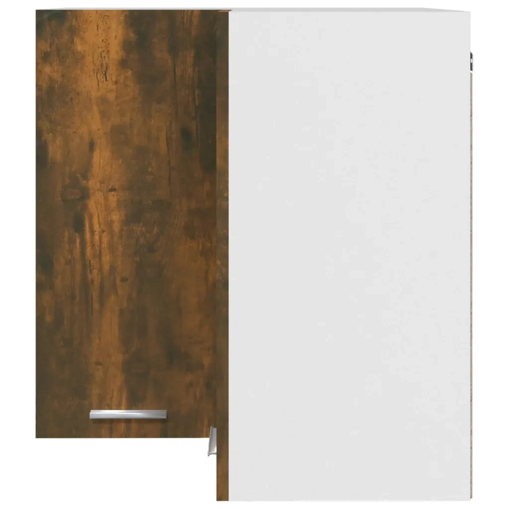 Mobile Pensile Angolo “Lyon” Rovere Fumo 57x57x60 cm 815597