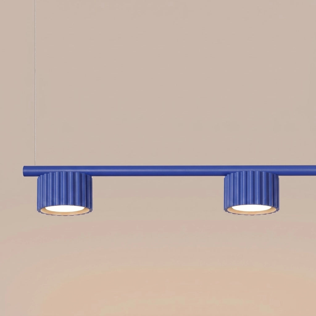 Lampadario AURA 4 oltremare Gx53