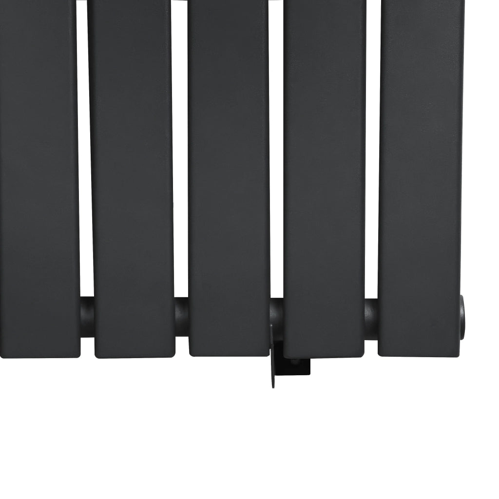 Radiatore Orizzontale Design Piatto Colonna Singola Antracite 600x1190 mm