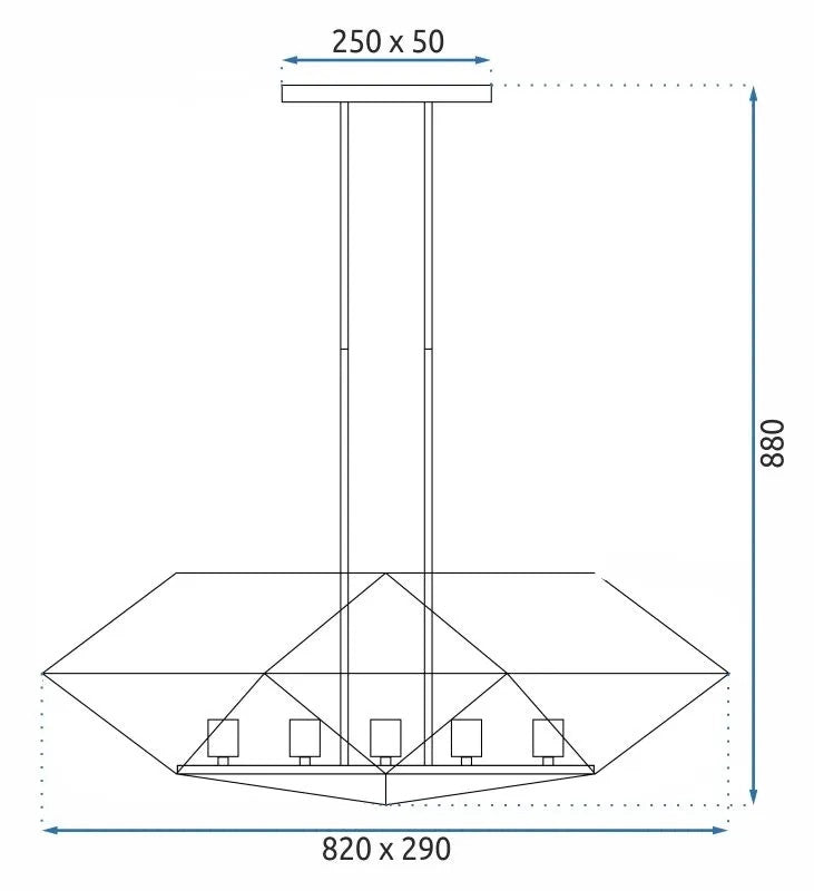 Lampada APP1037-5CP