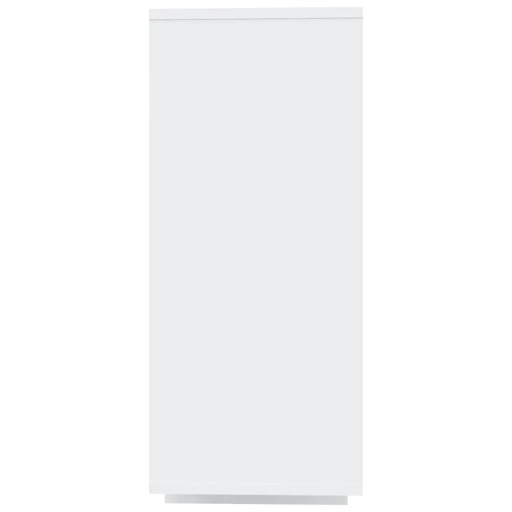 Buffet credenza cassettiera armadio mobile contenitore organizer per cucina soggiorno salotto 120 x 30 x 75 cm legno ingegnerizzato bianco 02_0030205