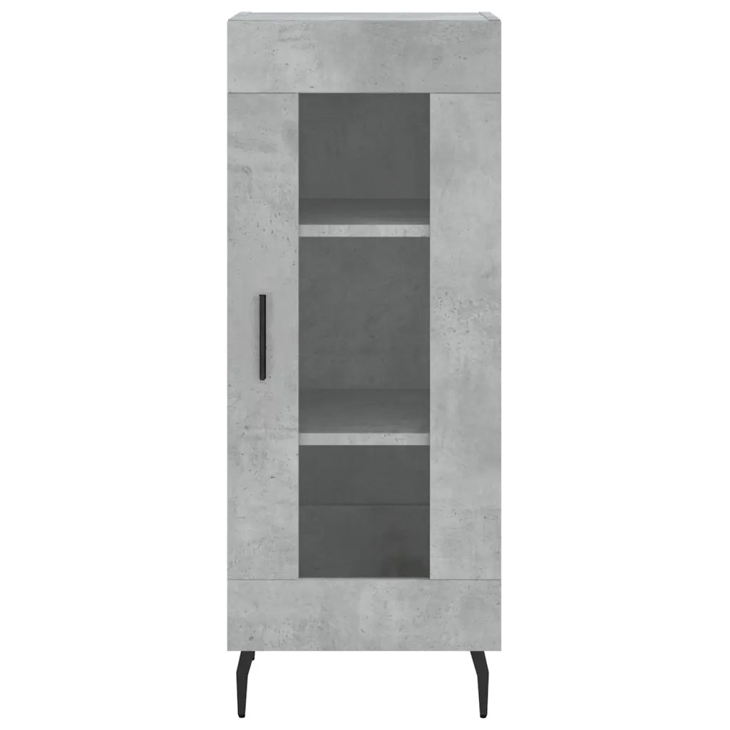 Credenza Grigio Cemento 34,5x34x180 cm in Legno Multistrato 3199445