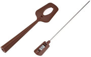 Termometro digitale per cucina 32 cm - Sonde metallica - Spatola in silicone - Misura temperatura - Cucina con precisione - Adatto per cioccolato/sauce - Termometro per cottura