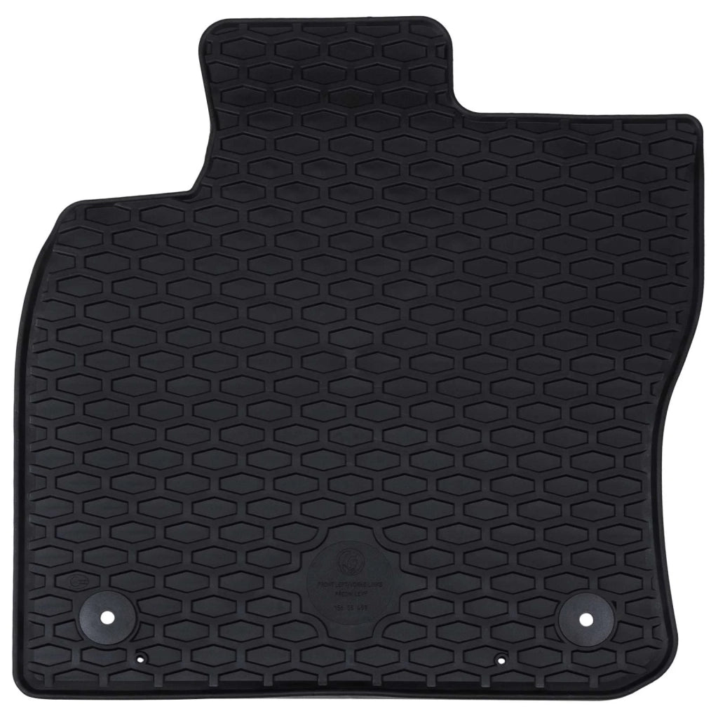 Tappetino per Auto 4 pz Nero adatto per VW CADDY 2020- Gomma CFW9859375