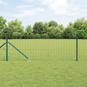 Recinzione con Posto Verde 0,6 x 25 m Acciaio e PVC