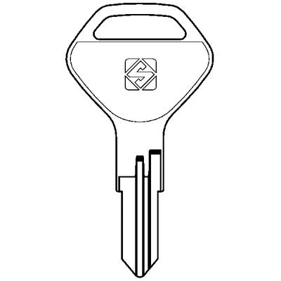 CHIAVE PIATTA EUROBOX EBX2 SILCA - ACCIAIO NICHELATO- 10 pezzi