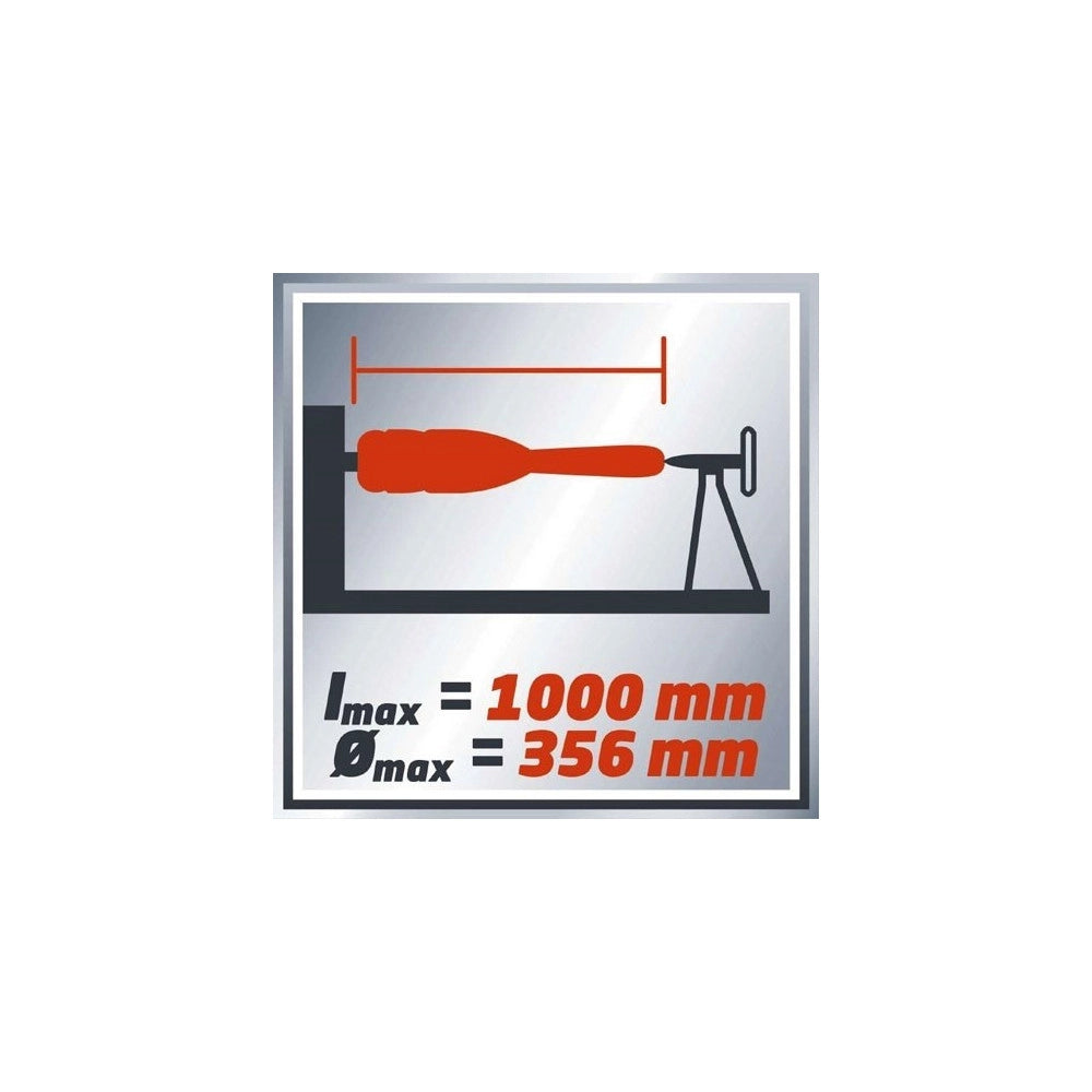 Trade Shop - Tornio Per Legno Einhell Tc-ww 1000 Motore 350 W N.4 Velocita' -