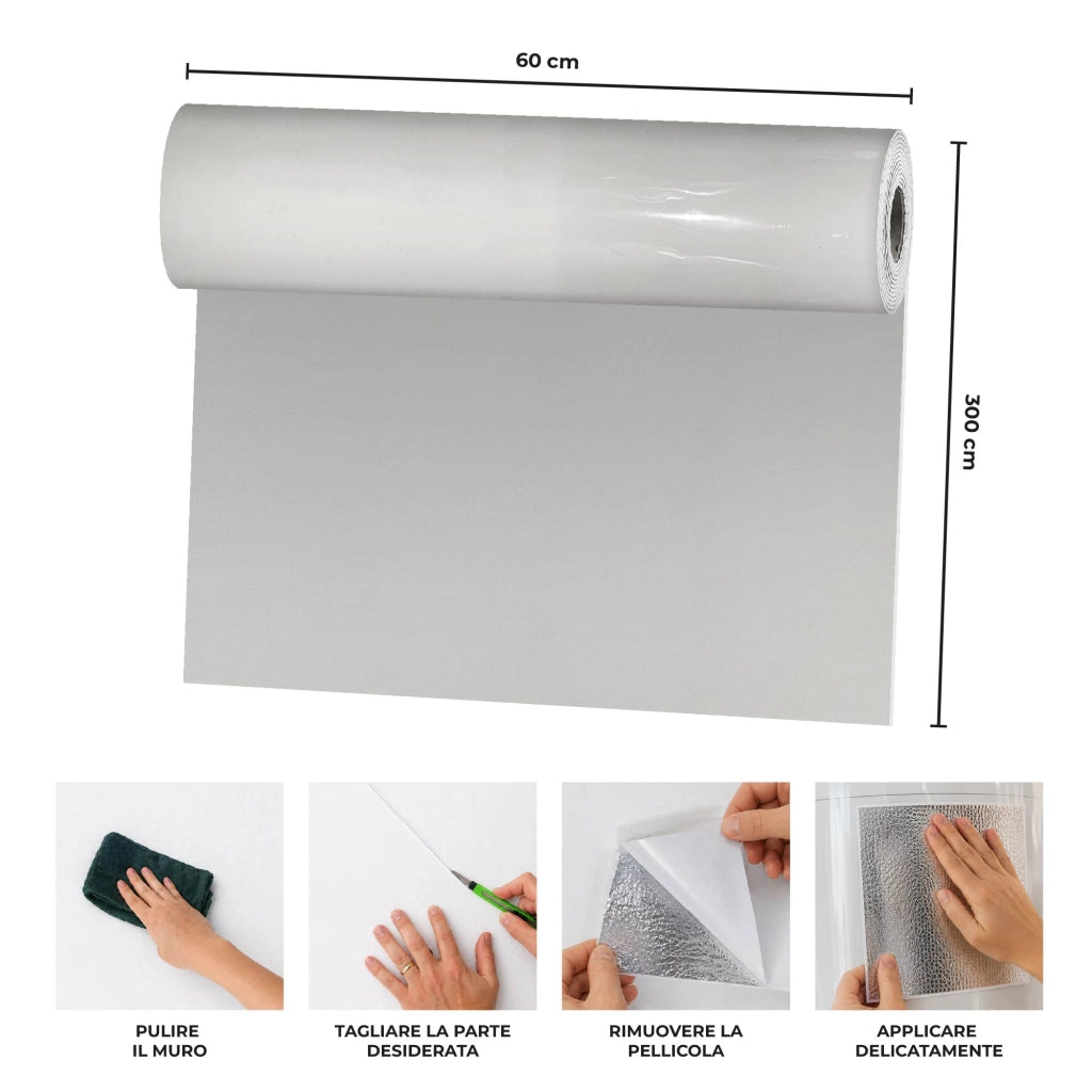 Carta Adesiva Da Rivestivmento 60x300 cm Pellicola Autoadesiva Impermeabile per Mobili, Pareti, Cucina, Tavoli e Top Cucina – Rivestimento Rimovibile per Superfici Lisce e DIY Disegno8