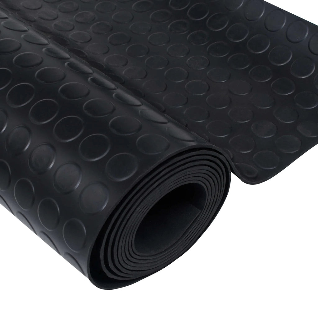 Tappeto per pavimento Nero 1,5 x 4 m Gomma 42046733