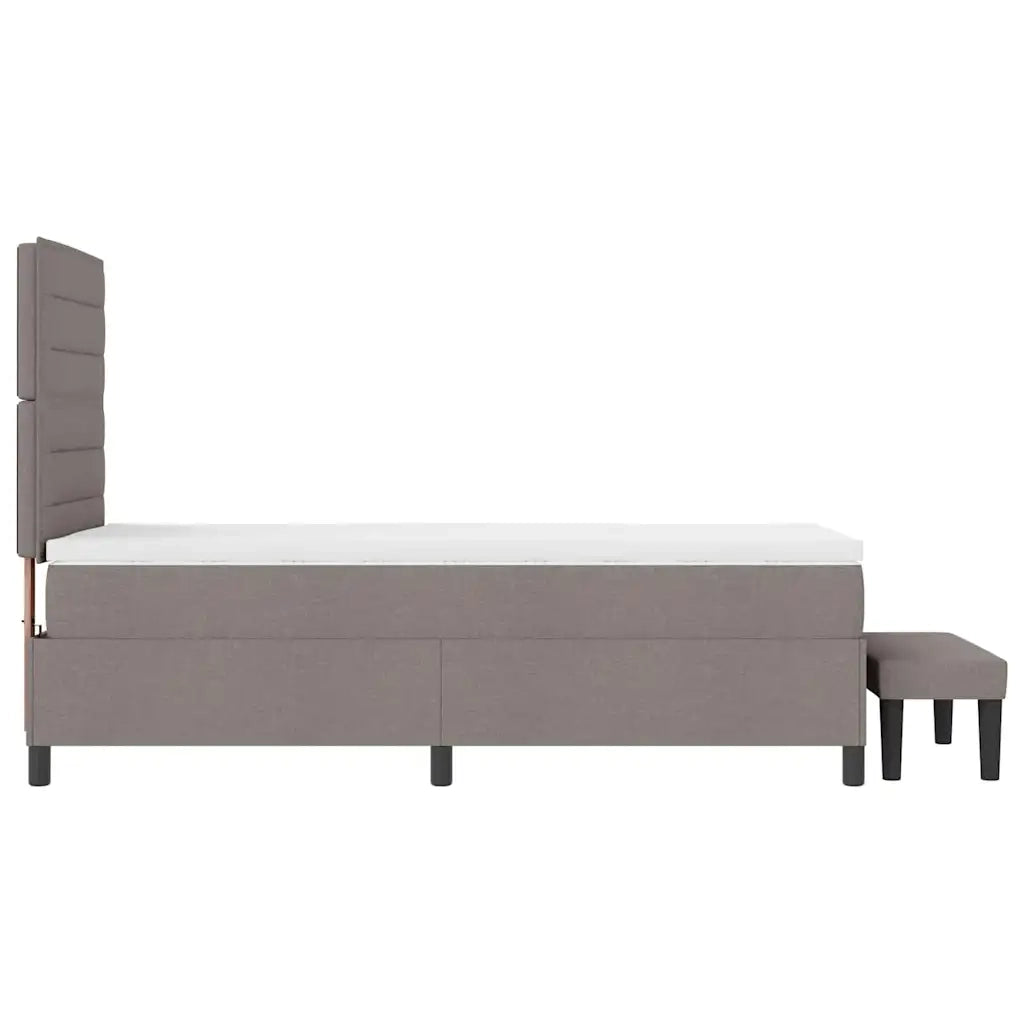 Letto a molle con testiera Talpa 100 x 200 cm Tessuto 3343971